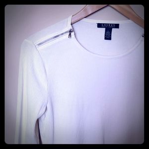 ⛱3/$20 Long Sleeve Ribbed top with Zippers